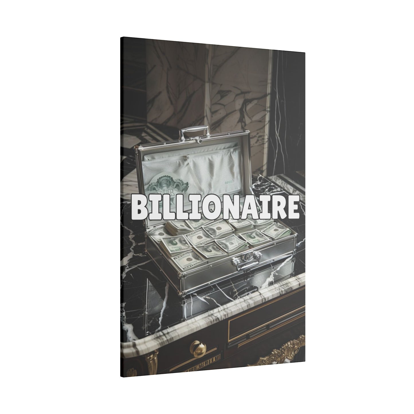 Billionaire Briefcase Canvas