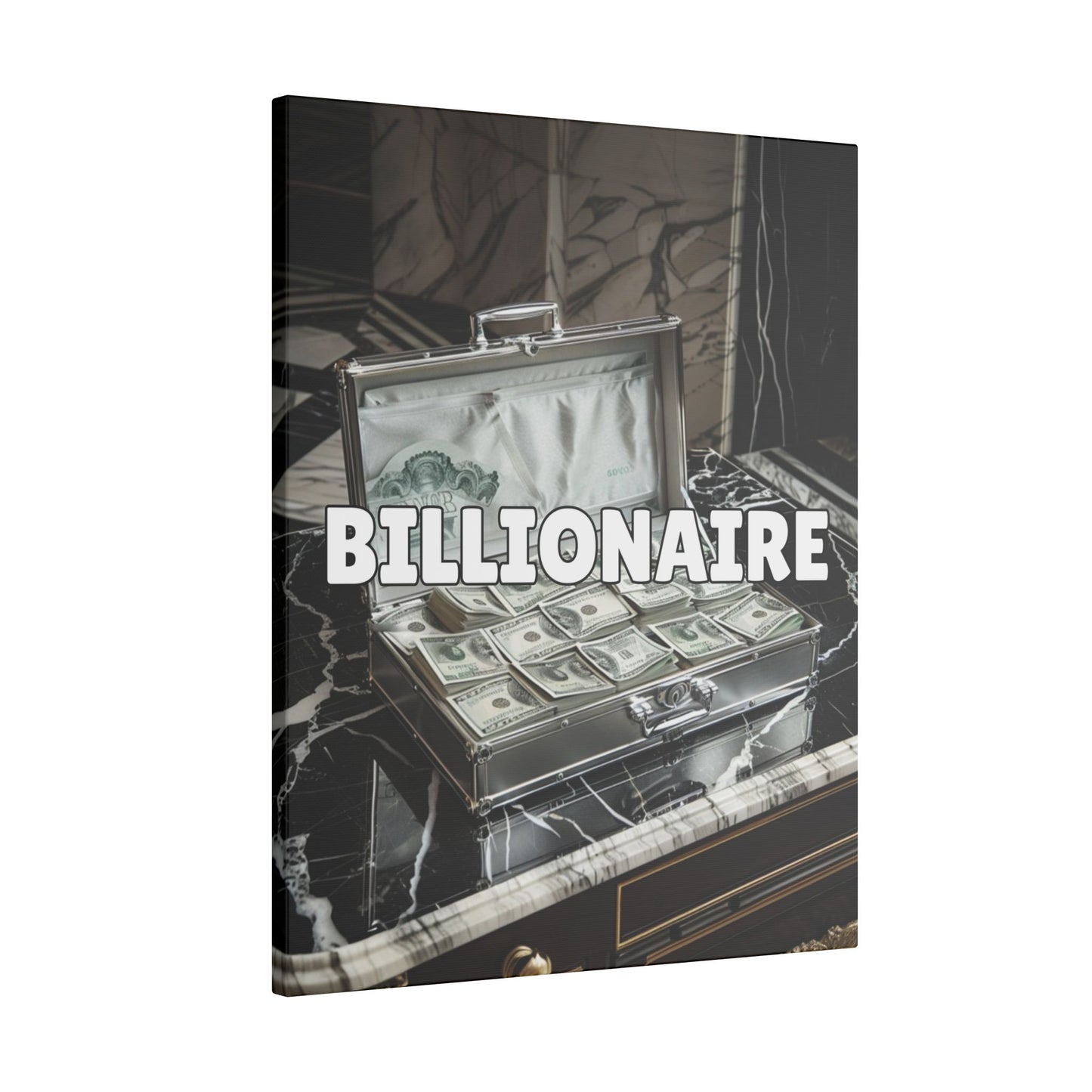 Billionaire Briefcase Canvas