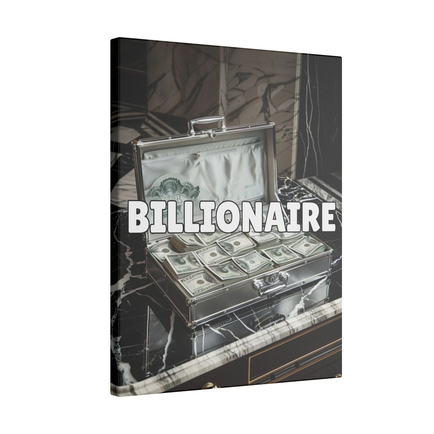 Billionaire Briefcase Canvas