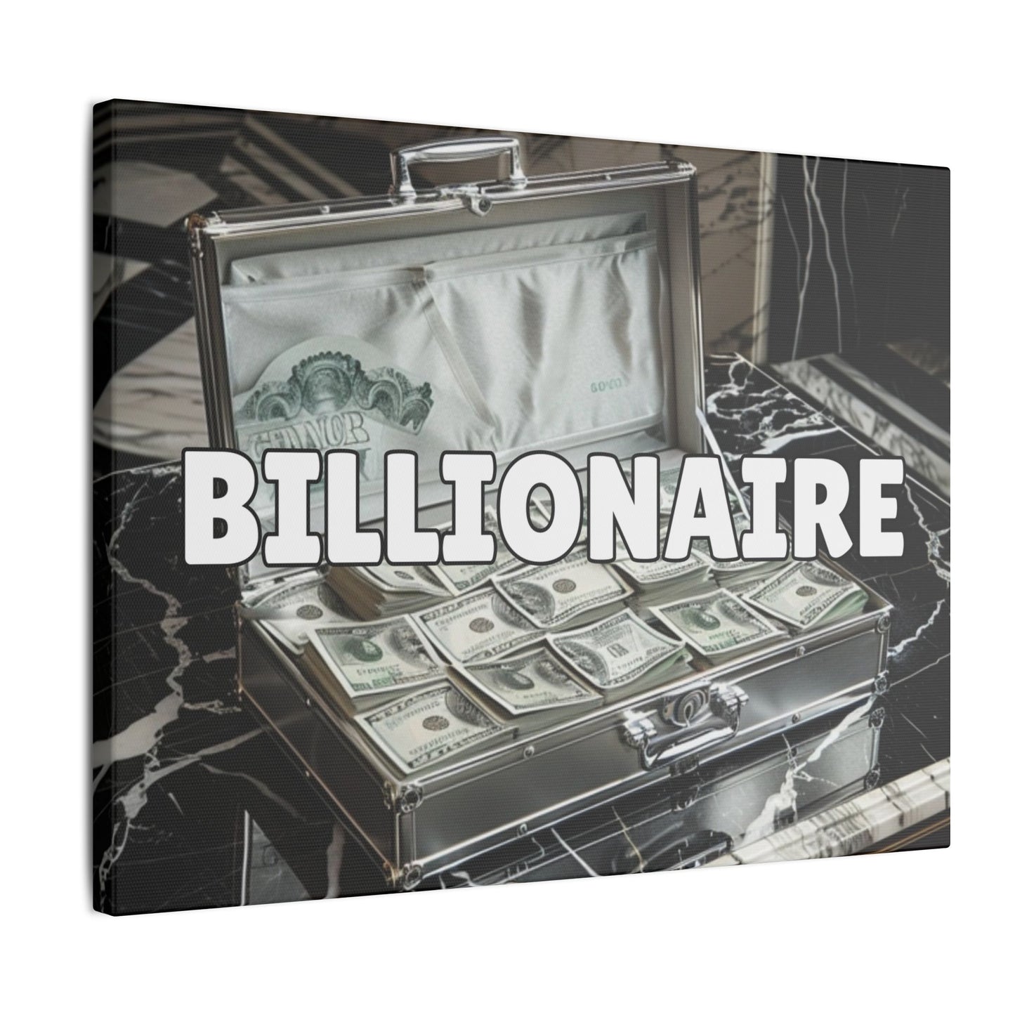 Billionaire Briefcase Canvas