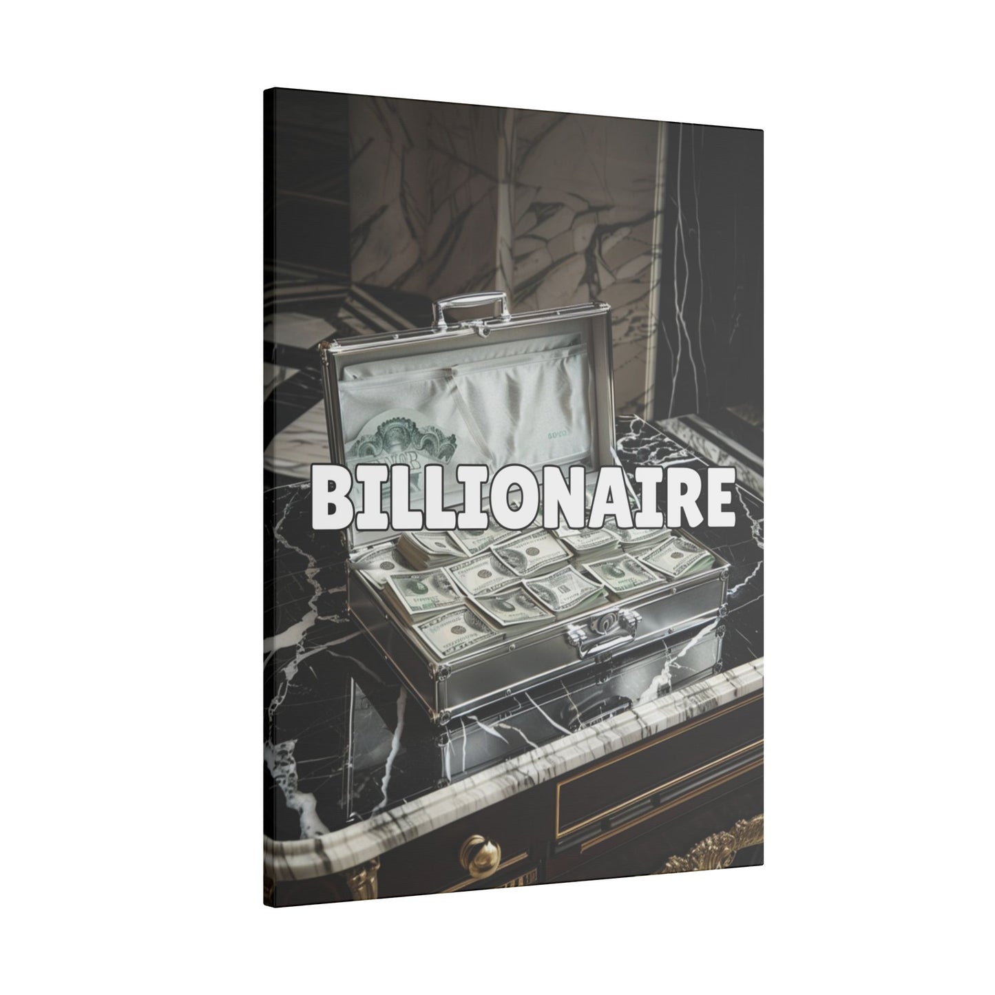 Billionaire Briefcase Canvas