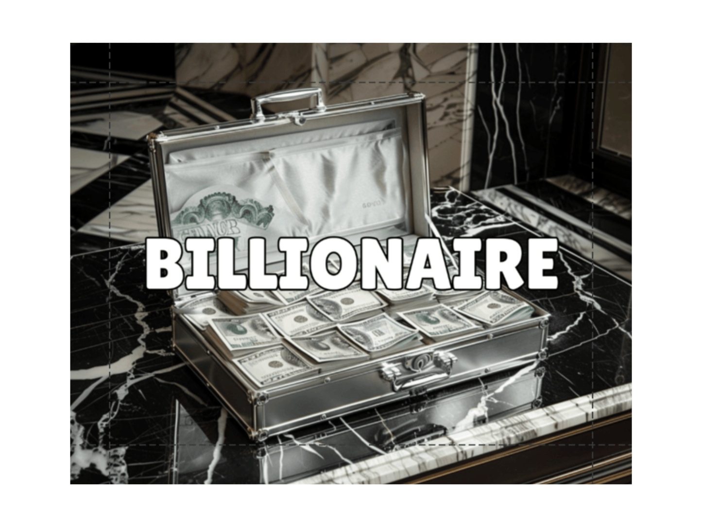 Billionaire Briefcase Canvas