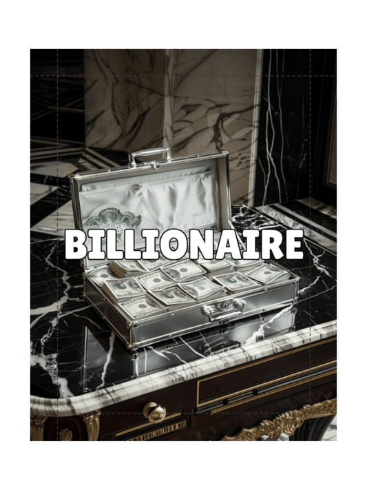 Billionaire Briefcase Canvas