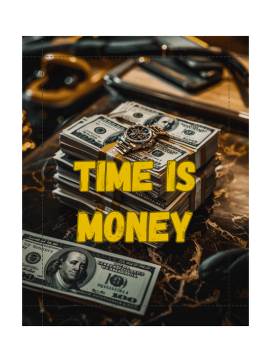 Time is Money Cash Canvas