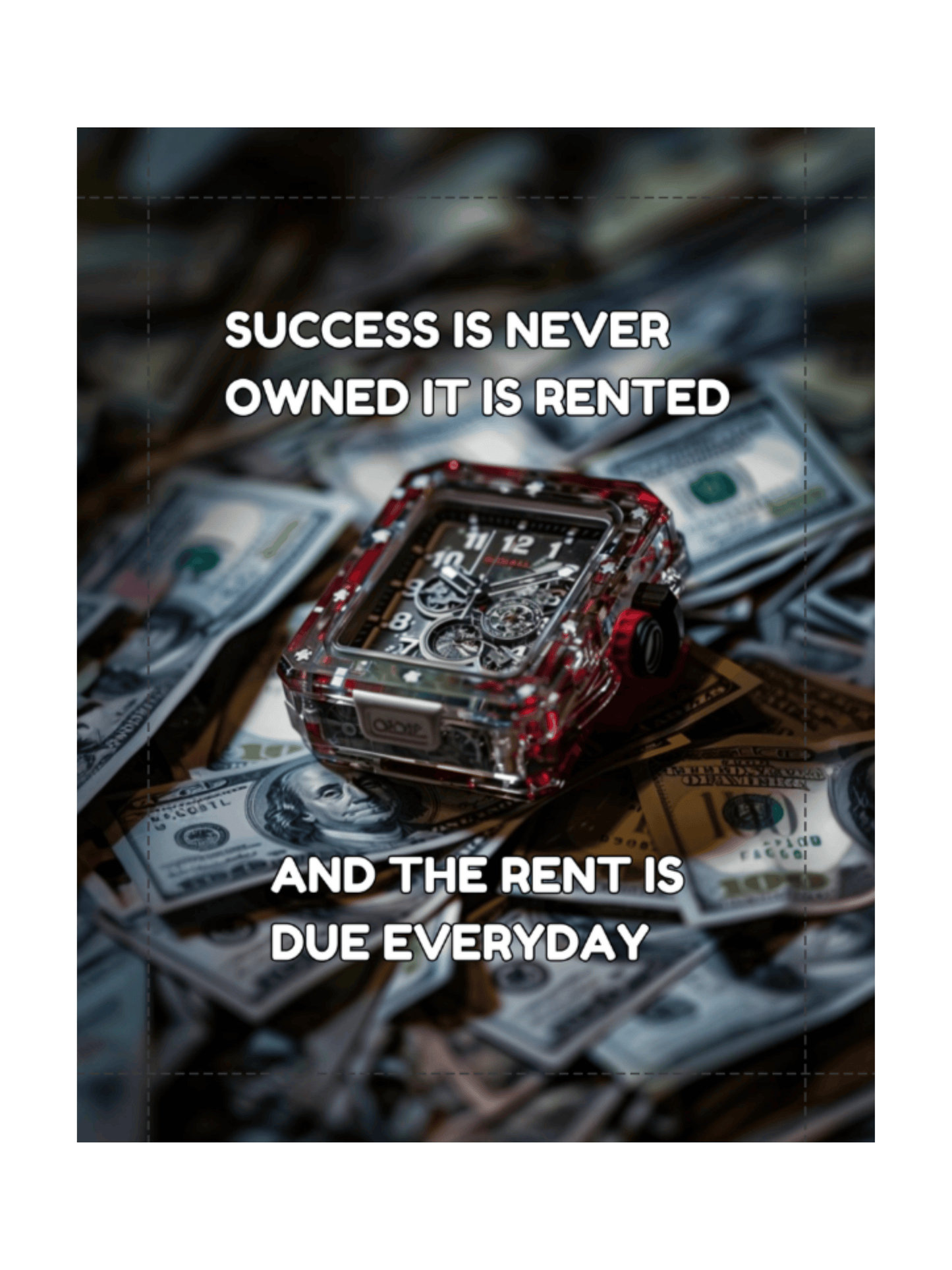 Success is Never Owned It Is Rented