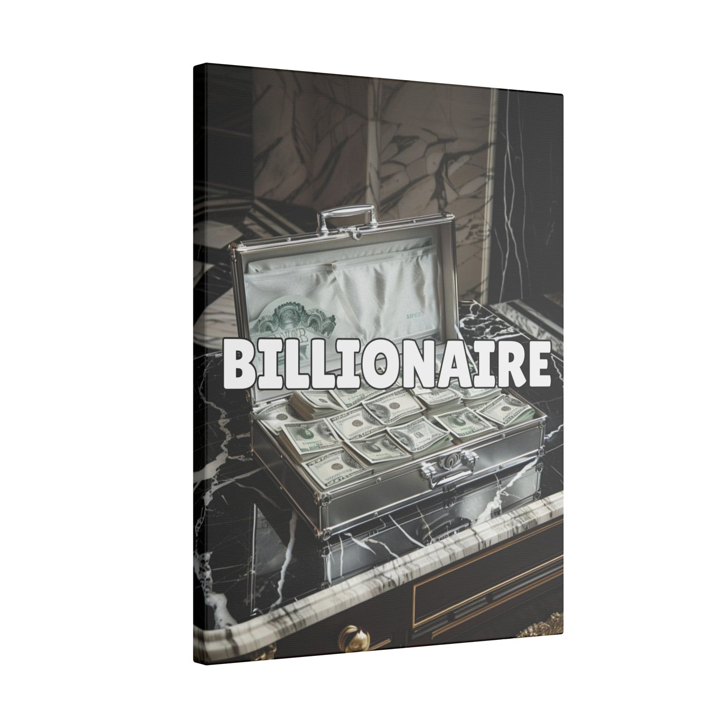 Billionaire Briefcase Canvas