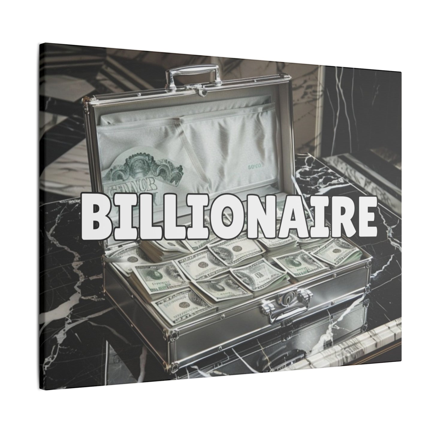 Billionaire Briefcase Canvas