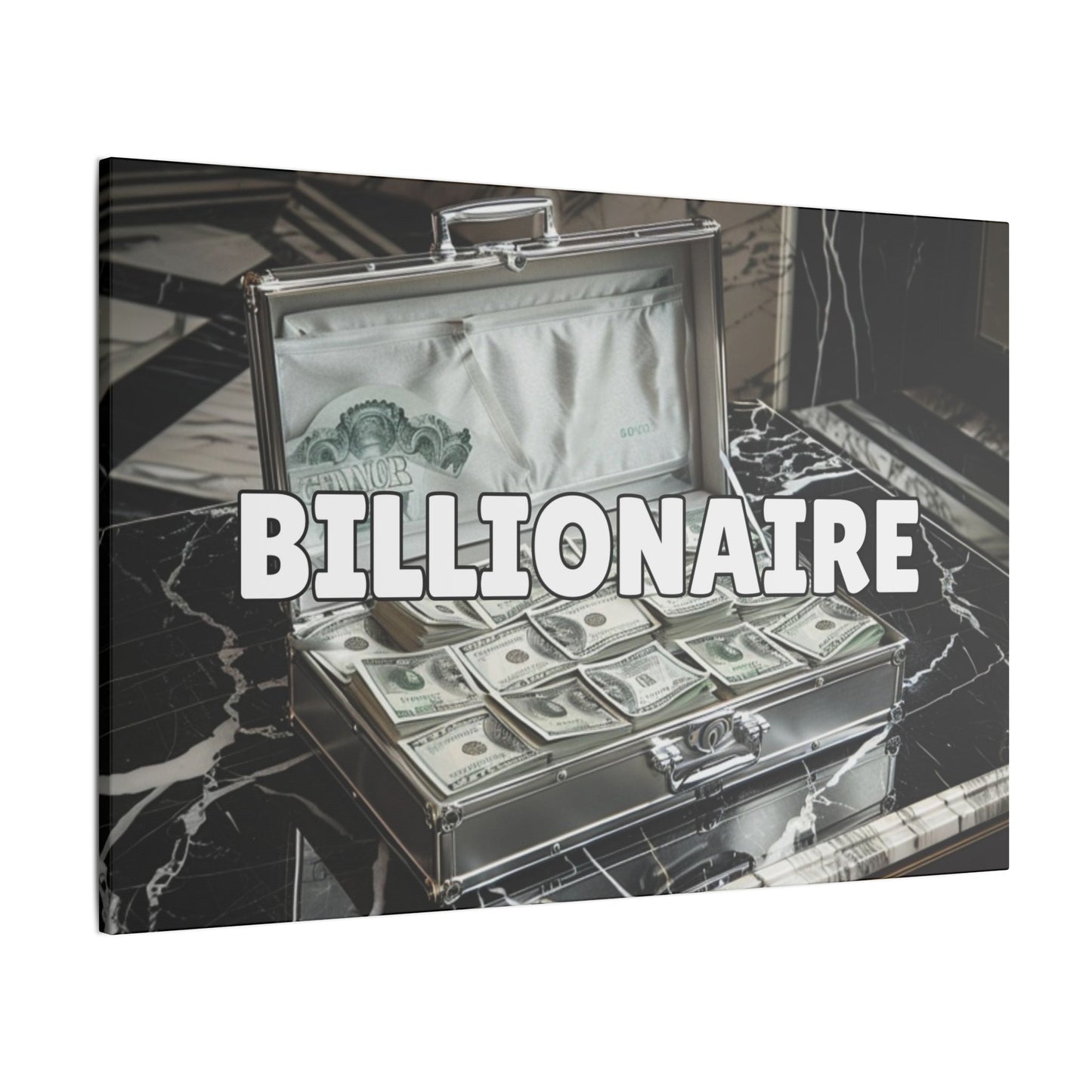 Billionaire Briefcase Canvas