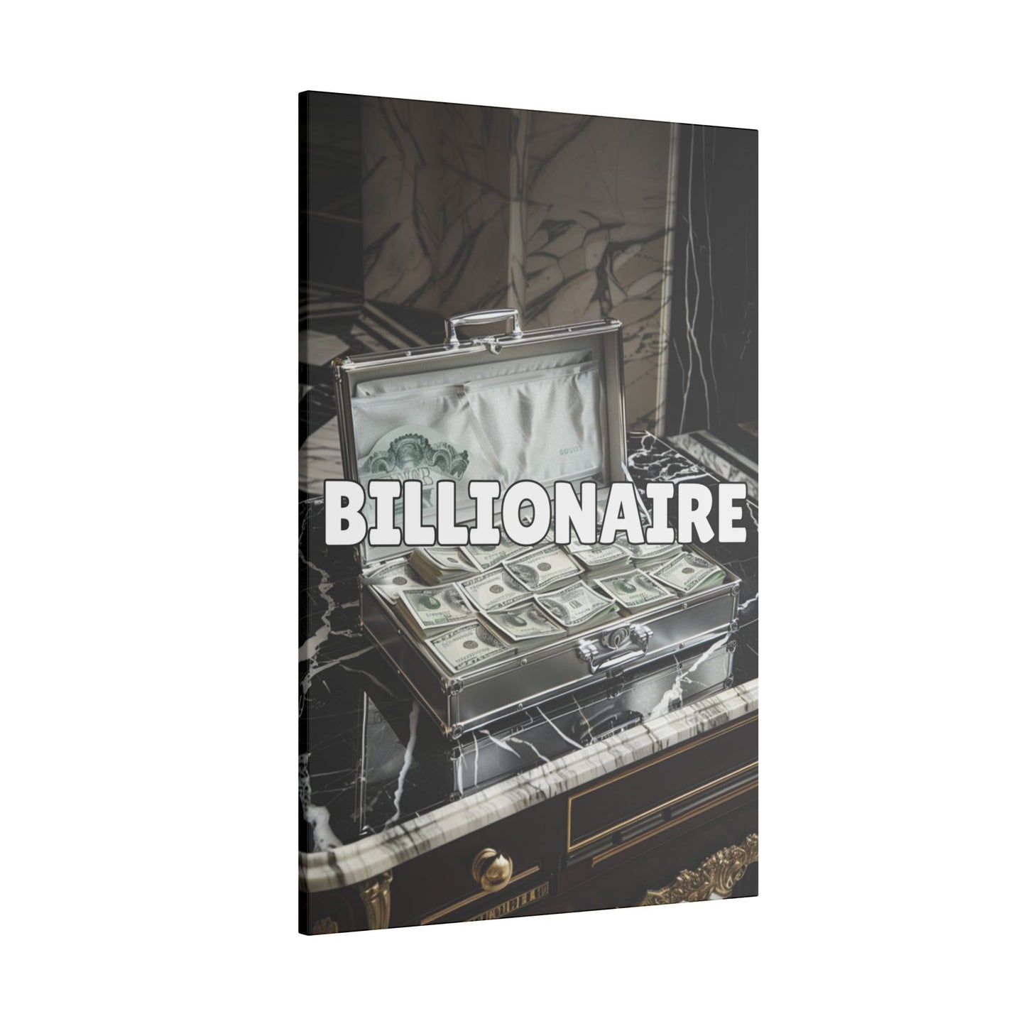 Billionaire Briefcase Canvas