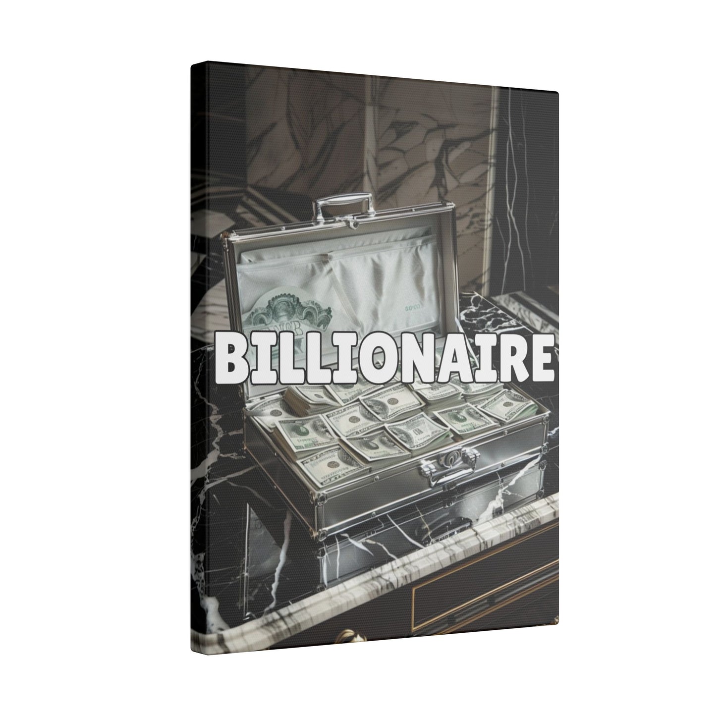 Billionaire Briefcase Canvas