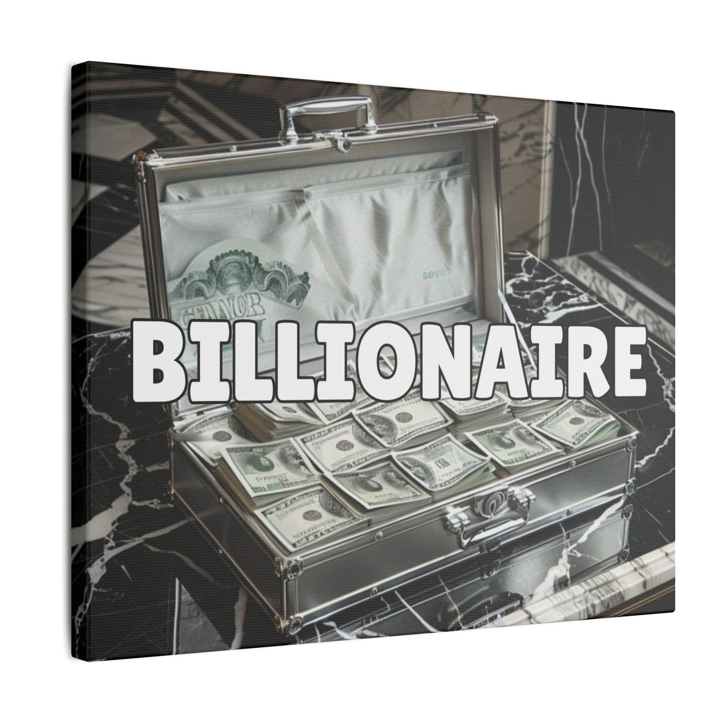 Billionaire Briefcase Canvas