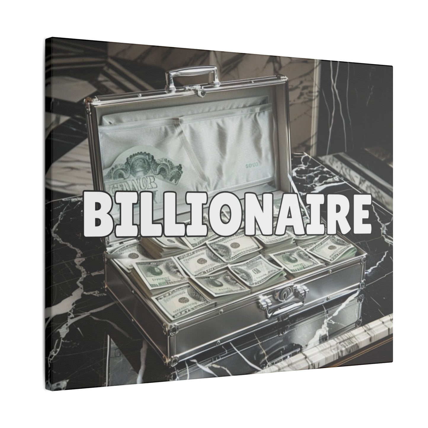 Billionaire Briefcase Canvas